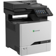 Lexmark CX725 CX725de Laser Multifunction Printer - Color - TAA Compliant - Copier/Fax/Printer/Scanner - 50 ppm Mono/50 ppm Color Print - 2400 x 600 dpi Print - Automatic Duplex Print - Upto 150000 Pages Monthly - 650 sheets Input - Color Scanner - 600 dp