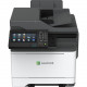 Lexmark CX625ade Laser Multifunction Printer - Color - Copier/Fax/Printer/Scanner - 40 ppm Mono/40 ppm Color Print - 2400 x 600 dpi Print - Automatic Duplex Print - Upto 100000 Pages Monthly - 251 sheets Input - Color Scanner - 1200 dpi Optical Scan - Col