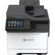 Lexmark CX625ade Laser Multifunction Printer - Color - Copier/Fax/Printer/Scanner - 40 ppm Mono/40 ppm Color Print - 2400 x 600 dpi Print - Automatic Duplex Print - Upto 100000 Pages Monthly - 251 sheets Input - Color Scanner - 1200 dpi Optical Scan - Col
