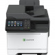 Lexmark CX625 CX625ade Laser Multifunction Printer - Color - Copier/Fax/Printer/Scanner - 40 ppm Mono/40 ppm Color Print - 2400 x 600 dpi Print - Automatic Duplex Print - Upto 100000 Pages Monthly - 251 sheets Input - Color Scanner - 1200 dpi Optical Scan