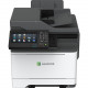 Lexmark CX625 CX625ade Laser Multifunction Printer - Color - Copier/Fax/Printer/Scanner - 40 ppm Mono/40 ppm Color Print - 2400 x 600 dpi Print - Automatic Duplex Print - Upto 100000 Pages Monthly - 251 sheets Input - Color Scanner - 1200 dpi Optical Scan