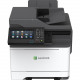 Lexmark CX625 CX625ade Laser Multifunction Printer - Color - Copier/Fax/Printer/Scanner - 40 ppm Mono/40 ppm Color Print - 2400 x 600 dpi Print - Automatic Duplex Print - Upto 100000 Pages Monthly - 251 sheets Input - Color Scanner - 1200 dpi Optical Scan
