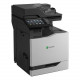 Lexmark CX825 CX825DE Laser Multifunction Printer - Color - Copier/Fax/Printer/Scanner - 55 ppm Mono/55 ppm Color Print - 2400 x 600 dpi Print - Automatic Duplex Print - Upto 250000 Pages Monthly - 650 sheets Input - Color Scanner - 1200 dpi Optical Scan 