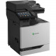 Lexmark CX860 CX860dte Laser Multifunction Printer - Color - TAA Compliant - Copier/Fax/Printer/Scanner - 60 ppm Mono/60 ppm Color Print - 2400 x 600 dpi Print - Automatic Duplex Print - Upto 350000 Pages Monthly - 1750 sheets Input - Color Scanner - 1200