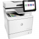 HP LaserJet M578c Laser Multifunction Printer-Color-Copier/Fax/Scanner-40 ppm Mono/Color Print-1200x1200 Print-Automatic Duplex Print-80000 Pages Monthly-650 sheets Input-Color Scanner-600 Optical Scan-Monochrome Fax-Gigabit Ethernet - Copier/Fax/Printer/