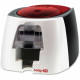 Evolis Badgy100 Plastic ID Card Solution With ID Software For Tamper Proof Professional Custom ID&#39;&#39;s On Demand With Small Border Printing - 40 Card Feeder, 40 Card Output Hopper - 16 Second Mono - 45 Second Color - 300 dpi - 16 MB - USB - 