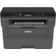 Brother HL-L2390DW Monochrome Laser Printer with Convenient Flatbed Copy & Scan, Duplex and Wireless Printing - Copier/Printer/Scanner - 32 ppm Mono Print - 2400 x 600 dpi Print - Automatic Duplex Print - 1 x Input Tray 250 Sheet, 1 x Manual Feed Slot