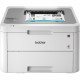 Brother HL-L3210CW Compact Digital Color Printer Providing Laser Quality Results with Wireless - 19 ppm Mono / 19 ppm Color - 600 x 2400 dpi Print - 251 Sheets Input - Wireless LAN HL-L3210CW