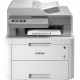 Brother MFC-L3710CW Compact Digital Color All-in-One Printer Providing Laser Quality Results with Wireless - Copier/Fax/Printer/Scanner - 19 ppm Mono/19 ppm Color Print - 600 x 2400 dpi Print - 1200 dpi Optical Scan - 251 sheets Input - Wireless LAN MFC-L