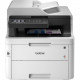 Brother MFC-L3750CDW Compact Digital Color All-in-One Printer Providing Laser Quality Results with 3.7" Color Touchscreen, Wireless and Duplex Printing - Copier/Fax/Printer/Scanner - 25 ppm Mono/25 ppm Color Print - 600 x 2400 dpi Print - Automatic D