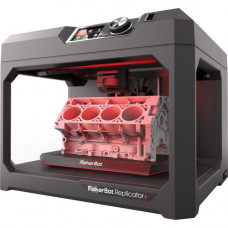 MakerBot Replicator+ 3D Printer - 6.50" x 7.68" x 11.61" Build Size - Fused Deposition Modeling - Single Jet - 3.9 mil Layer - 68.9 mil Filament - Polylactic Acid (PLA) Supported - Network (RJ-45) - Wireless LAN MP07825