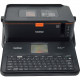 Brother PT-E800W Label Maker - Thermal Transfer - 3.10 in/s Mono - 360 dpi - Continuous Tape1.42" x 1.26" - LCD Screen - Battery, Power Adapter - 1 Batteries Supported - Lithium Ion (Li-Ion) - Battery Included - Desktop, Handheld - PC, Mac - QWE