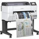 Epson SureColor T-Series T3475 Inkjet Large Format Printer - 24" Print Width - Color - Printer - 4 Color(s) - 25 Second Color Speed - 2400 x 1200 dpi - USB - Ethernet - Plain Paper, Roll Paper, Cut Sheet - 24" - Floor Standing Supported SCT3475S
