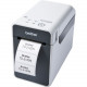 Brother TD-2120N Desktop Direct Thermal Printer - Monochrome - Label/Receipt Print - Ethernet - USB - Serial - Bluetooth - White, Gray - 2.20" Print Width - 6 in/s Mono - 203 x 203 dpi - 2.50" Label Width TD2120NB