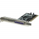 Manhattan Parallel PCI Card with 1 External DB25 Port - Compatible with ISA parallel port addresses for use with legacy devices - RoHS, WEEE Compliance 158220