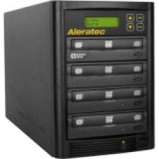 Aleratec 1:3 DVD CD Copy Tower Stand-Alone Duplicator - StandaloneDVD-ROM, DVD-Writer - 22x DVD+R, 22x DVD-R, 8x DVD+R, 8x DVD-R, 48x CD-R - 12x DVD-RAM, 32x CD-RW - 48 CD Read/48 CD Write/32 CD Rewrite - 16 DVD Read/22 DVD Write/12 DVD Rewrite - TAA Comp