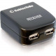 C2g 2-Port USB 1.1 Superbooster Dongle - Receiver - USB - External - 2 USB Port(s) - 1 Network (RJ-45) Port(s) 29346