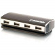 C2g 7-Port USB Hub for Chromebooks, Laptops and Desktops - DB-25 Female, Type A Male USB - 6ft - Blue" - RoHS Compliance 29509