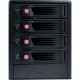 CRU 4-Bay 6Gps SAS/SATA JBOD Tower with Single SFF8088 Multilane Connection - 4 x HDD Supported - 8 TB Installed HDD Capacity - RAID Supported JBOD - 4 x Total Bays - 4 x 3.5" Bay - Tower - RoHS, WEEE Compliance 35410-1736-3000