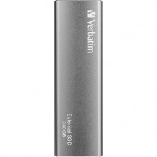 Verbatim 240GB Vx500 External SSD, USB 3.1 Gen 2 - Graphite - Notebook Device Supported - USB 3.1 Type C - 500 MB/s Maximum Read Transfer Rate - 2 Year Warranty 47442