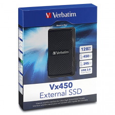 Verbatim 128GB Vx450 External SSD - TAA Compliance 47680