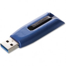 Verbatim 32GB Store &#39;&#39;n&#39;&#39; Go V3 Max USB 3.0 Flash Drive - Blue - 32GB - Blue - 1pk - TAA Compliance 49806