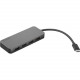 Lenovo USB-C to 4 Port USB-A Hub - USB Type C - External - 4 USB Port(s) - 4 USB 3.0 Port(s) 4X90X21427
