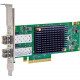 Lenovo ThinkSystem Emulex LPe36002 64Gb 2-port PCIe Fibre Channel Adapter - PCI Express 4.0 x8 - 64 Gbit/s - 2 x Total Fibre Channel Port(s) - Plug-in Card 4XC7A77485