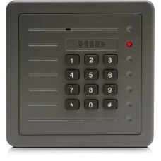HID 125 kHz Wall Switch Proximity Reader - 8" Operating Range - Wiegand Gray 5355AGK10