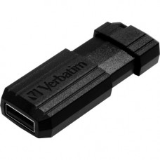 Verbatim 8GB PinStripe USB Flash Drive - Black (400 Bulk) - 8 GB - USB - Black - 400/Pack 58612