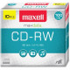 Maxell 4x CD-RW Media - 120mm - 1.33 Hour Maximum Recording Time - TAA Compliance 630011