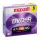 Maxell DVD Recordable Media - DVD+R - 16x - 4.70 GB - 5 Pack Jewel Case - 120mm - 2 Hour Maximum Recording Time - TAA Compliance 639002