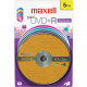Maxell 16x DVD+R Media - 4.7GB - 120mm Standard - 5 Pack Blister Pack 639031
