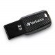 Verbatim 64GB Ergo USB Flash Drive - Black - The Ergo USB drive features an ergonomic design for in-hand comfort and COB design for enhanced reliability. - TAA Compliance 70877