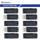 Verbatim Store &#39;&#39;n&#39;&#39; Go&reg; 64GB USB Flash Drive - 64 GB - USB - Black - Lifetime Warranty - 10 Pack - TAA Compliance 70895