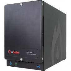 ioSafe Duo Pro DAS Storage System (5 Year DRS) - 2 x HDD Supported - 24 TB Supported HDD Capacity - 16 TB Installed HDD Capacity - Serial ATA Controller - RAID Supported 0, 1, Concatenation, JBOD - 2 x Total Bays - 2 x 3.5" Bay - 3 USB Port(s) - 1 US