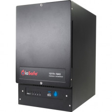 ioSafe 1019+ SAN/NAS Storage System (2 Years DRS) - Intel Celeron J3455 Quad-core (4 Core) 1.50 GHz - 5 x HDD Supported - 70 TB Supported HDD Capacity - 5 x HDD Installed - 40 TB Installed HDD Capacity - 5 x SSD Supported - 0 x SSD Installed - 8 GB RAM DD