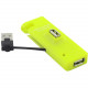 Inland Mini 4 Port USB 2.0 HUB - Green - External - 4 USB Port(s) - 4 USB 2.0 Port(s) 8808