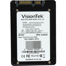 VisionTek 240GB 7mm OPAL 1.0 SATA III Internal 2.5" SSD - 550 MB/s Maximum Read Transfer Rate - 520 MB/s Maximum Write Transfer Rate - RoHS, WEEE Compliance-RoHS Compliance 900753