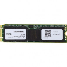 VisionTek 500GB M.2 2280 SATA III NGFF Internal SSD - 550 MB/s Maximum Read Transfer Rate - 500 MB/s Maximum Write Transfer Rate - Hot Pluggable - 256-bit Encryption Standard 900831