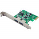 VisionTek 2 Port USB 3.0 x1 PCIe Internal Card - PCI Express 2.0 x1 - Plug-in Card - 2 USB Port(s) - 2 USB 3.0 Port(s) - PC 900869