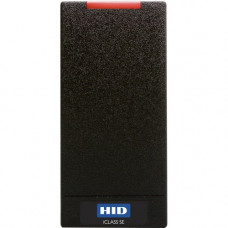 HID Global iCLASS SE&reg; R10 Contactless Smartcard Reader - Mini-mullion | 13.56 mHz | EAL5+ Certified | OSDP Capable | Mobile Configurable - TAA Compliance 900NSNNEK20000