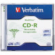 Verbatim MediDisc CD-R 700MB 52X Thermal Printable Branded Surface - 1pk Jewel Case - TAA Compliance 94736