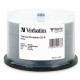 Verbatim MediDisc CD-R 700MB 52X White Thermal Printable with Branded Hub - 50pk Spindle - Thermal Printable 94738