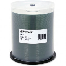 Verbatim CD-R 700MB 52X DataLifePlus Shiny Silver Silk Screen Printable - 100pk Spindle - Printable - Silk-screen Printable - TAA Compliance 94797