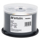 Verbatim DVD-R (4.7 GB) (8x) Datalife Plus, Shiny Silver, Hub Logo, No Stack Ring (Ea=50/Spindle) - TAA Compliance 94852