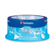 Verbatim CD-R 700MB 52X with Branded Surface - 30pk Spindle - 700MB - 30 Pack - TAA Compliance 95152