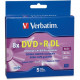 Verbatim DVD+R Dual Layer (8.5 GB) (8x) Branded with Standard Jewel Case (5 Ea/Pkg) - TAA Compliance 95311