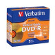 Verbatim DVD-R 4.7GB 16X UltraLife Gold Archival Grade with Branded Surface and Hard Coat - 5pk Jewel Case - 4.7GB - 5 Pack 96320