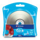 Verbatim CD-R (700 MB) (52X) Silver Inkjet Printable with Branded Hub (10/Pk) - TAA Compliance 96933
